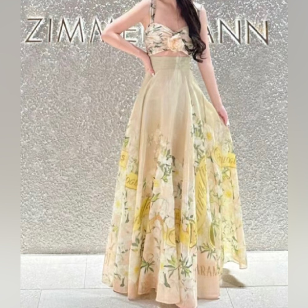 Zimmerman coaster floral Maxi Skirt